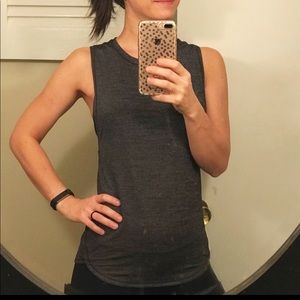 Lululemon gray tank, size 2
